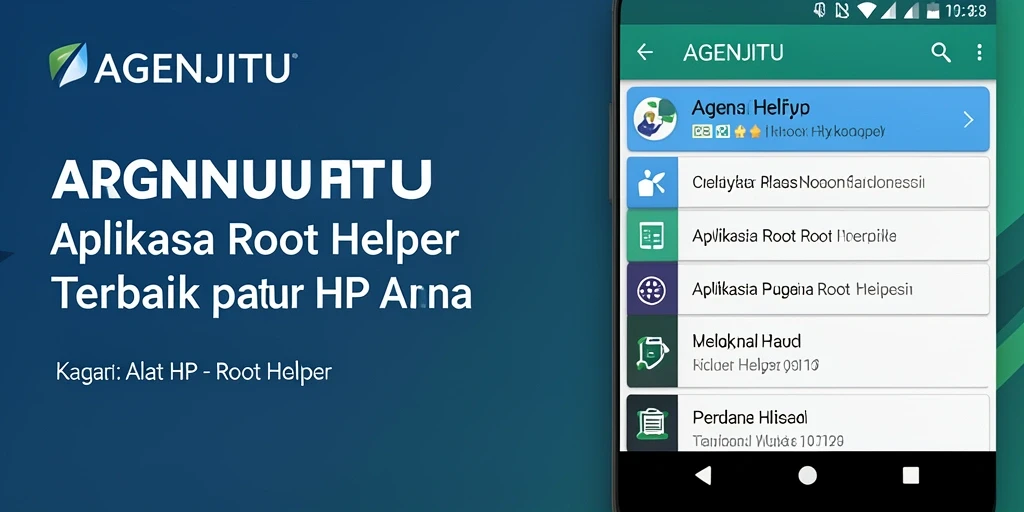 Antarmuka pengguna AGENJITU yang intuitif untuk Root Helper