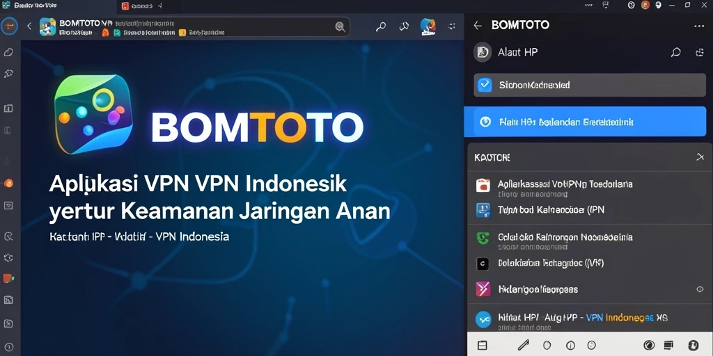 Tampilan antarmuka aplikasi BOMTOTO yang intuitif dan ramah pengguna.