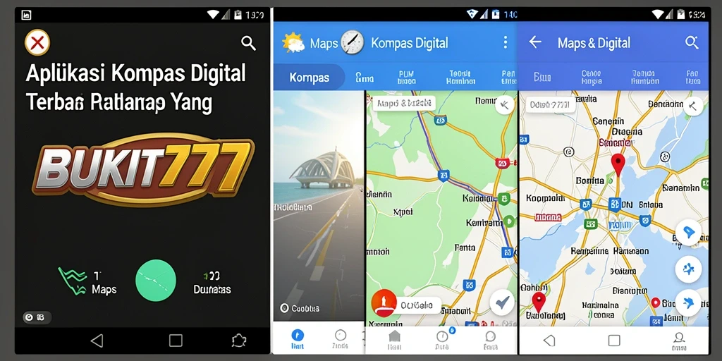 Tampilan antarmuka pengguna BUKIT777 yang sederhana namun informatif.