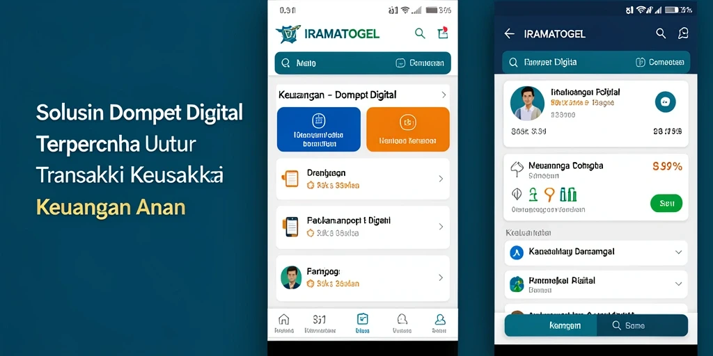Antarmuka pengguna <strong>IRAMATOGEL</strong> yang modern dan mudah digunakan.