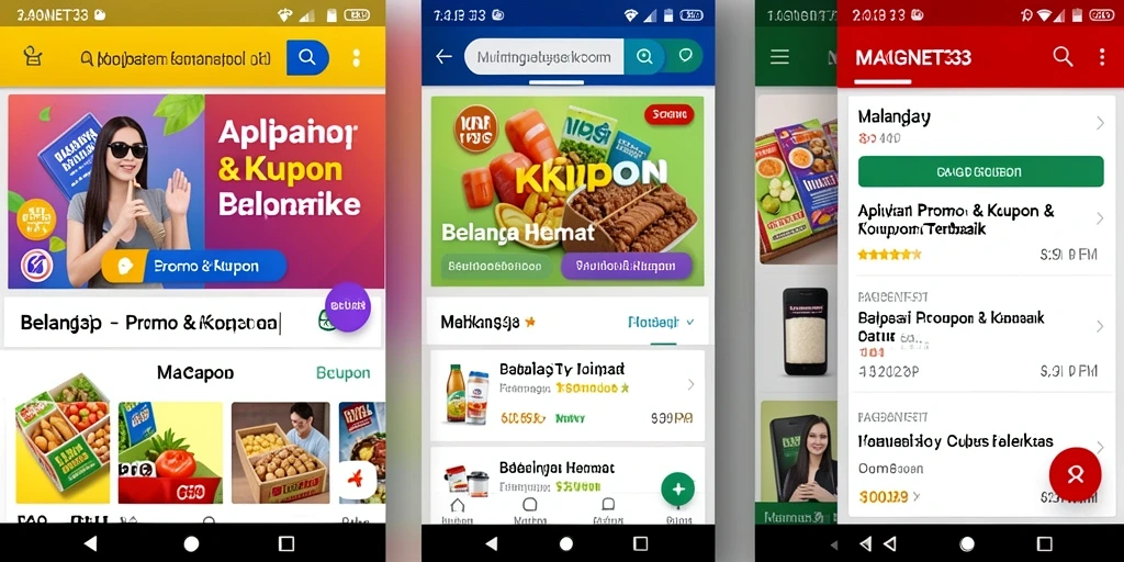 Antarmuka pengguna MAGNET33 dengan berbagai promo menarik.