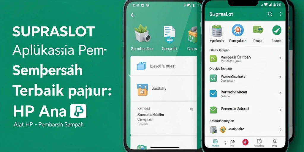 Tampilan antarmuka SUPRASLOT yang intuitif dan ramah pengguna.