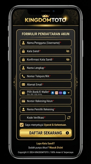 Cara Mudah Buat Akun kingdomtoto di Android